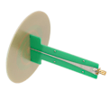 Miniatyrbillede 7 af 8: 0,8‑8,5GHz Ultrabredbånds Cirkulær Polariseret Antenne 3‑6dBi Isometrisk Helikal Spiralantenne Venstre Cirkulært Polariseret