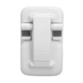 Miniatyrbilde 3 av 8: Justerbar skrivebordsstativ for mobiltelefon og nettbrett, webcast, online-møte, telefonholder, hvit (plast)