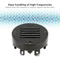 Miniatyrbillede 5 af 5: Super Tweeter HiFi Metal Shell Professionel 3KHz‑33KHz Sort Super Tweeter til Hjem Bil