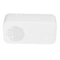 Miniatyrbillede 6 af 8: Trådløs Bluetooth-højttaler Multifunktion Støjreducerende Temperaturvisning Stemmeudsendelse FM-radio Spejl Vækkeur Hvid
