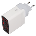 Miniatyrbilde 4 av 5: X82 40W USB A-lader 8-porters USB-ladehode bærbar reisehurtiglader for mobiltelefon nettbrett