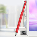 Pikkukuva 5 / 5: Kangaskärkityylinen kynä Samsung Tab/LG/Huawei/Xiaomi -älypuhelimille ja tableteille iPad 2018:lle (punainen)