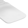 Miniatyrbilde 4 av 8: Justerbar skrivebordsstativ for mobiltelefon og nettbrett, webcast, online-møte, telefonholder, hvit (plast)