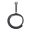 Miniatyrbillede 2 af 3: Plastisk holdbar justerbar zoom follow focus fokuseringshåndtag med gearring til DSLR-kamera grå
