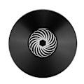 Miniatyrbillede 1 af 5: Vinylplade Audio Disc Pladespiller Stabilisator Klemme Aluminium Vægt Klemme Sort