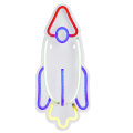 Miniatyrbilde 1 av 5: LED Rakettformet Neonlys USB-drevet Dekorativ Lampe for Liv