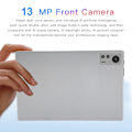 Miniatyrbild 7 av 7: 10-tums Tablet 8G RAM 128G ROM Stöd för 4G-nätverkssamtal Octa Core Processor Tablet PC för Android 11 100‑240V EU-kontakt Grå