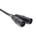 Miniatyrbild 2 av 5: Mikrofonkabel 3,5 mm kontakt till Dual XLR hane adapter Interc