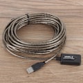 Pikkukuva 1 / 5: 5M USB 2.0 -liitäntäkaapeli, A-uros naaras, jatkokaapeli, musta