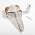 Miniatyrbillede 3 af 5: 2 stk. vaffelhårbandana-wrap i frotté, der absorberer hurtigt og tørrer til kvinder med vådt hår