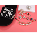 Miniatyrbillede 4 af 5: Sko Charms Passer Til Clog Sandaler Dekoration Mode Crystal Diamo