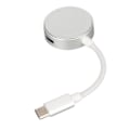 Pikkukuva 8 / 8: 2 in 1 Type C - 3,5 mm:n kuulokeliitäntä ja laturiadapteri, HiFi-ääni PD 60 W:n pikalatauksella, hopea