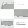 Miniatyrbild 5 av 5: Skyddande fodral för Switch Lite, transparent, flexibelt, reptåligt, exakt utskuret, TPU-skydd