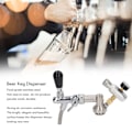 Miniatyrbild 7 av 8: Bryggarens Val: Kegkoppling i Rostfritt Stål, Optimerad För D-System Kegpump, Säkerställer Smidig Sankey Keg Tappning