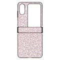 Miniatyrbillede 1 af 5: Flip skærm telefon etui slidstærkt perfekt pasform glitter design let at rengøre cover til Oppo Find N2 Flip