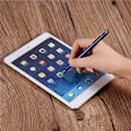 Miniatyrbillede 4 af 5: Universal udskiftning kapacitiv touch screen stylus pen klud hoved til iOS/ Samsung blå
