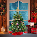Miniatyrbild 7 av 8: Mini Julgran, LED-belyst Julgran, Metallstativ Hjälper Trädet Att Stå Rakt