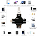 Miniatyrbild 8 av 8: USB-strömmätare testare USB C testare med färgad IPS digital skärm för laddare ström mobil ström batteri kapacitet