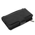 Miniatyrbillede 2 af 5: Multifunktionel pung etui PU læder magnetisk flip anti-tyveri telefon beskyttende cover