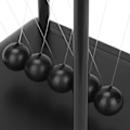 Pikkukuva 4 / 8: Newtonin heilurin pallokehto fysiikan tiede heiluri opetuslelu koriste
