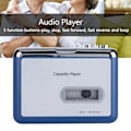 Miniatyrbillede 7 af 8: Bluetooth Kassetteafspiller Auto Reverse Båndafspiller Bluetooth Output til Hovedtelefon Højttaler