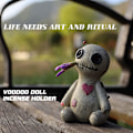 Pikkukuva 4 / 5: Voodoo-nukkekartioinen poltin, savu tulee silmistä ja