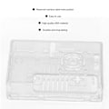 Miniatyrbillede 4 af 8: Transparent etui til Raspberry Pi ABS-dæksel beskyttende gennemsigtig kabinet til Raspberry Pi 3