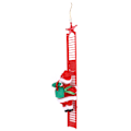 Miniatyrbild 8 av 8: Juldekorationer, Elektrisk Klättrande Jultomte för en Spektakulär Julvisning