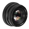 Miniatyrbillede 2 af 5: 35mm Kameraobjektiv F1.6 Stor Blænde C-Mount Fast Fokus Manuel Fokus Objektiv til Spejlløst Kamera Sort