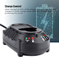Miniatyrbillede 1 af 6: 10,8V 12V Batterilader til Makita Lithium Batterier 100‑240V DC10WA DF030D 100V-240V EU Stik