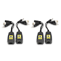 Pikkukuva 2 / 2: 2 paria 3-in-1 PowerVideoAudio Balun-liitinlähetin 8MP CVi AHd TVi CVBS