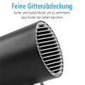 Miniatyrbild 3 av 7: Portabel Twin Turbo Mini Skrivbordsfläkt, Solid Metallkonstruktion USB Portabel Driven Fläkt med Fint Galler för Säkerhet, Tyst Drift och Justerbar