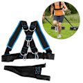 Miniatyrbild 3 av 8: Snabbhet och styrketräning, högkvalitativt nylonmaterial D-formad metallring för fitness, träningspass, snabbhetsträning, justerbart träningsdragbälte reducerar