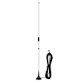 Miniatyrbilde 2 av 2: Ut 106UV SMA Male UHF+VHF Dual Frequency Magnetic Car Radio Antenna