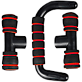 Miniatyrbild 6 av 8: Ergonomiska Push-up Bar Ställ för Ökad Effektivitet, Lutande Push-up Bar Ställ med Halkfria Skumgrepp för Säkrare Överkroppsövningar