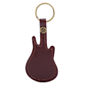 Miniatyrbild 1 av 2: Bärbar läder gitarr plektrum väska hållare inklusive plektrum tillbehör (brun)