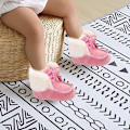 Miniatyrbilde 5 av 5: Rosa baby varme vinter Uggs for å gå med myke såler ikke-sli