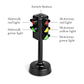 Miniatyrbillede 3 af 5: Mini Trafiksignaler Lys Sikkerhed Trafiklys Legetøj Samling Model Rød Grøn Lys Lampe Læringslegetøj