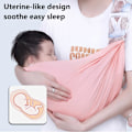 Miniatyrbillede 2 af 5: Justerbar 3D Baby Carrier Wrap med tykke skulderstropper til nyfødte