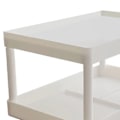 Miniatyrbillede 5 af 8: Makeup Stativ 2 Lags Organizer Soveværelse Kontor Studerende Sovesale Skrivebord Affalds Opbevaringshylde Lille