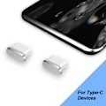 Miniatyrbild 2 av 5: 2-pack Typ-C Dammskyddsplugg, USB C Port Dammskydd, Anti-Dammplugg för Typ C Enheter Som Samsung/MacBook/VivoX5Pro/iPhone/ Micro USB /Android Silver