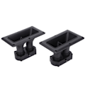 Miniatyrbillede 1 af 5: Bred Dispersion Horn Tweeter Dual Drive Keramisk Højfølsom Piezoelektrisk Højttaler
