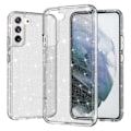 Miniatyrbillede 1 af 5: Transparent og Glitter Beskyttelse til Samsung Galaxy S22 - Robust og Elegant