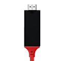 Miniatyrbild 5 av 8: Adapterkabel Typ C till High Definition Multimedia Interface-kabeladapter PVC Koppar för telefon bärbar dator Röd