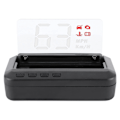 Miniatyrbild 4 av 5: 3in Multifunktionell Head Up Display HUD Monitor Hastighet Vattentemperatur Spänning Display OBD Projektor