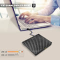 Miniatyrbild 2 av 7: Extern USB 3.0 DVD-enhet för laptop, Plug and Play portabel DVD-läsare och brännare med hög skriv- och läshastighet för Windows XP / 7 / 10, Linux,