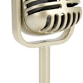 Miniatyrbild 3 av 8: Klassisk rekvisita mikrofon för filmning av dansshower Övning med mikrofon rekvisita FilmGold