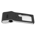 Miniatyrbillede 5 af 5: LED-belyst forstørrelsesglas 3X 10X 55X Bærbar asfærisk forstørrelsesglas Høj lysstyrke UV-detektionsforstørrelsesglas