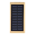 Miniatyrbillede 1 af 5: 10000mAh Dual USB Bærbar Hurtigopladning Sol Mobil Powerbank Metal Case DIY Kit Guld