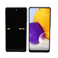 Miniatyrbillede 1 af 8: 6,7 tommer organisk LED-skærm udskiftning med fingeraftrykssensor til Samsung Galaxy A72 5G 4G SM A725 SM A725M DS Hvid